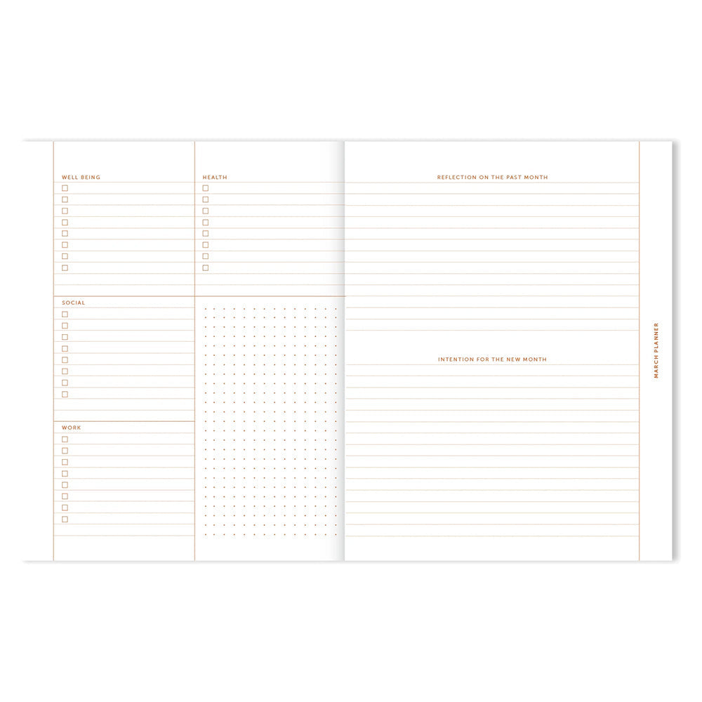 Wochenkalender 2024 - leinen
