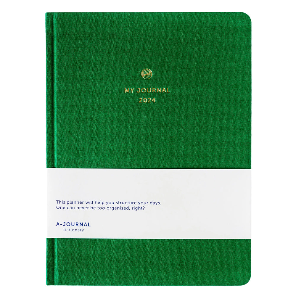 My Journal 2024 - linen green