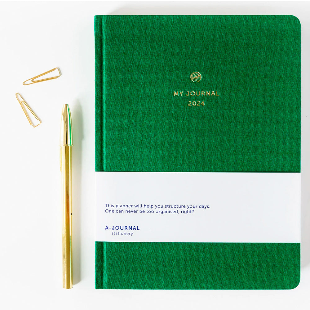 My Journal 2024 - linen green