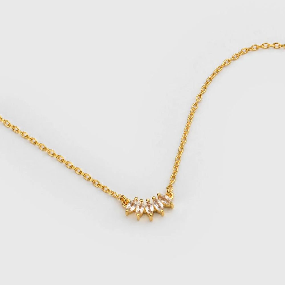 Armband Theodora - gold/weiß