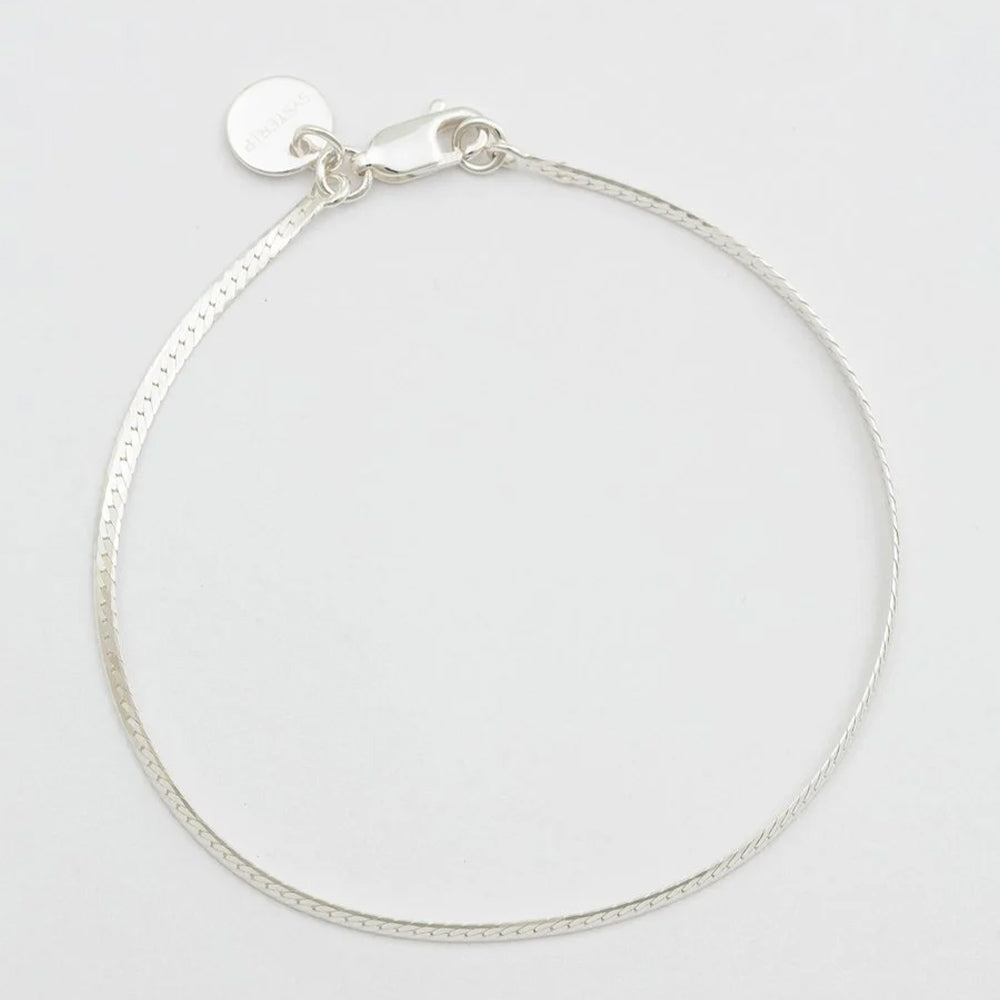 Armband Herringbone - silber Gr. M/L