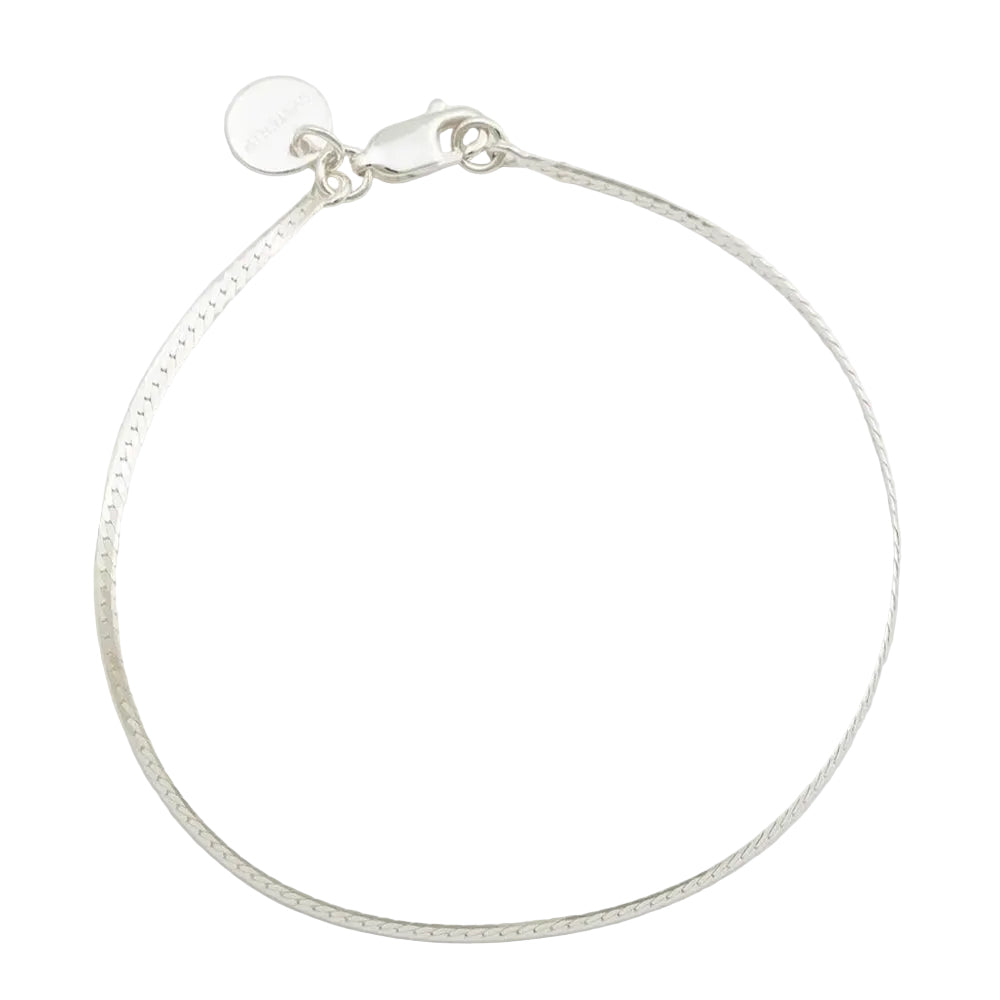 Armband Herringbone - silber Gr. M/L