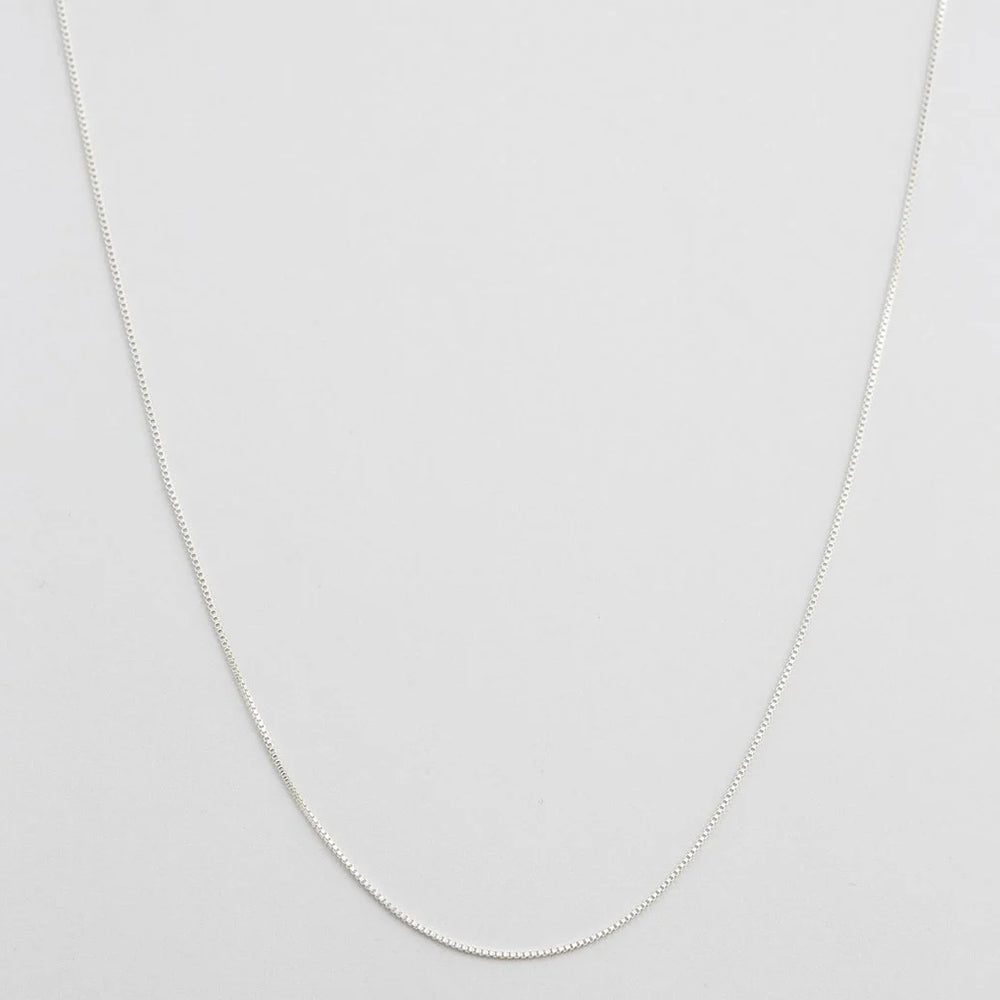 Halskette Medium Box - silber