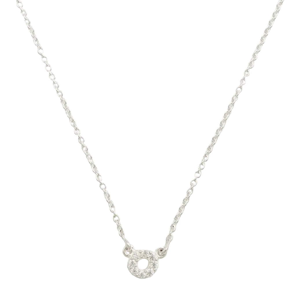 Halskette Mini O - silber