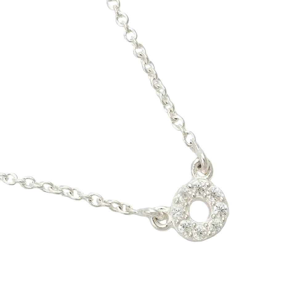 Halskette Mini O - silber