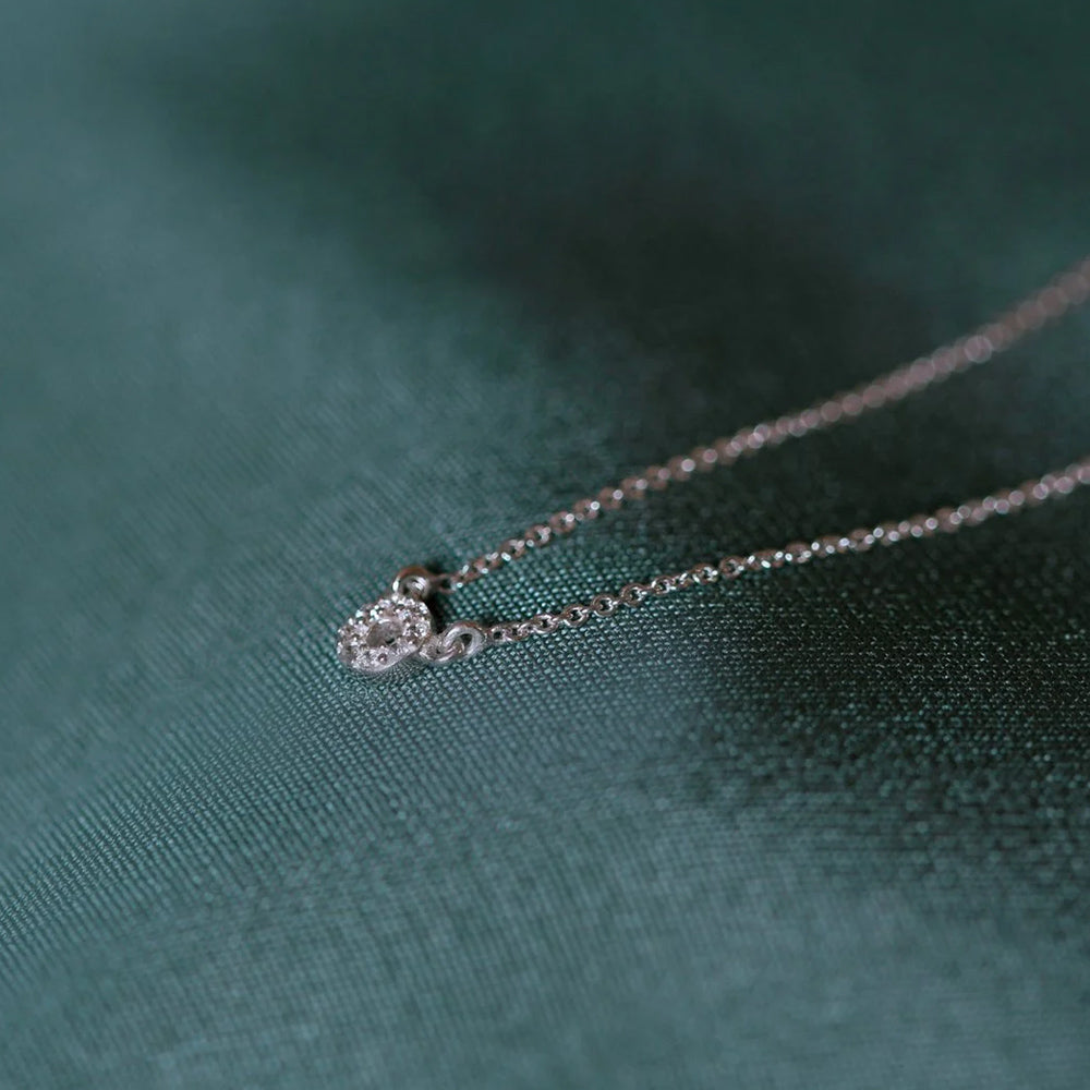Halskette Mini O - silber