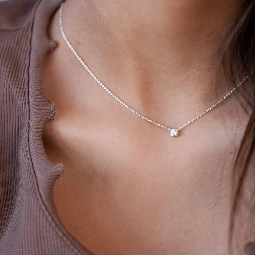 Halskette Minimalistica Solo Nova - silber