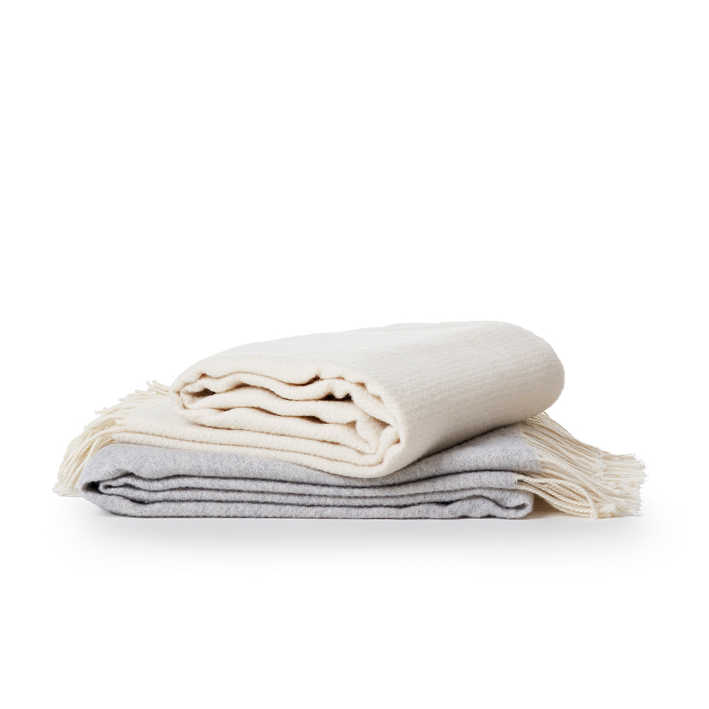Wolldecke Himalaya - white