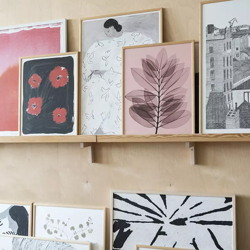 Druck White Flower - 50 x 70 cm