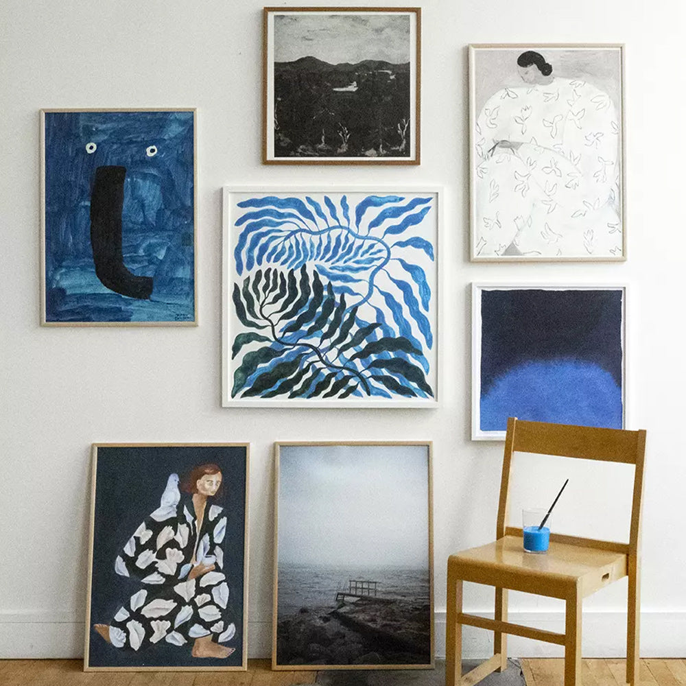 Druck White Flower - 50 x 70 cm