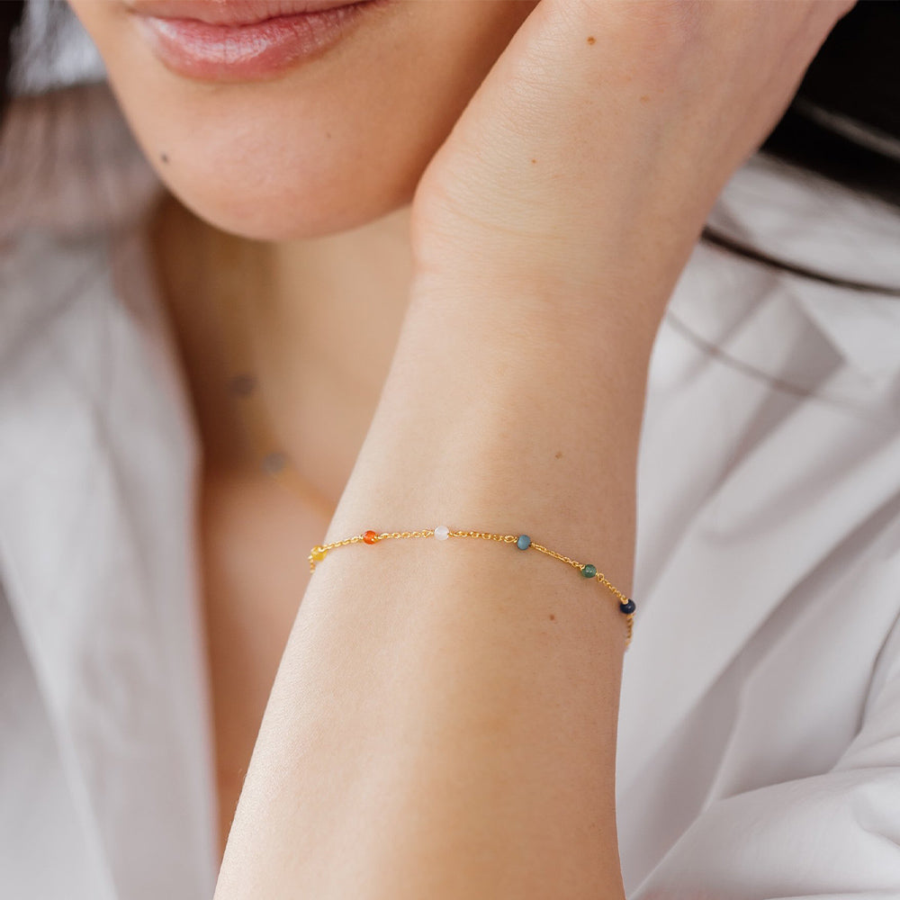Armband Santa Monica Multicolour - gold