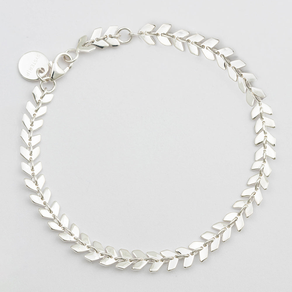 Armband Layers Olivia - silber