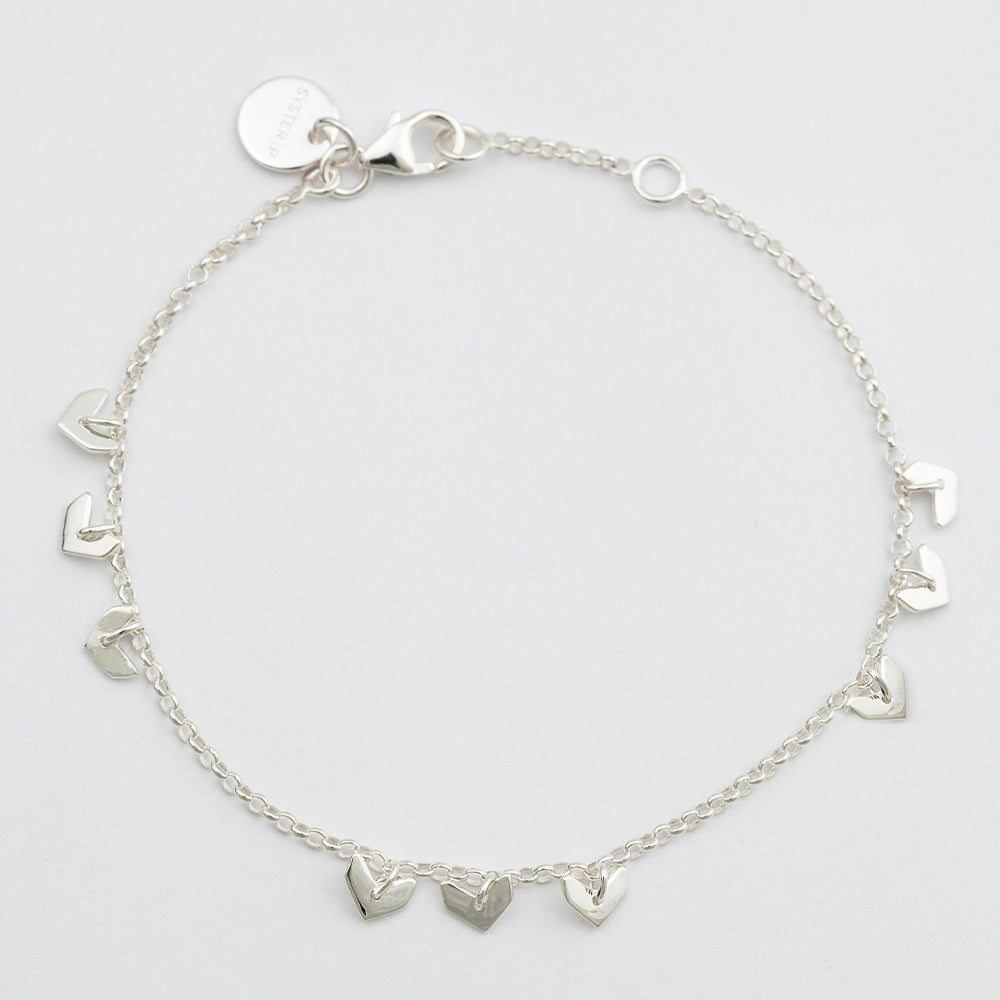 Armband Layers Bianca - silber