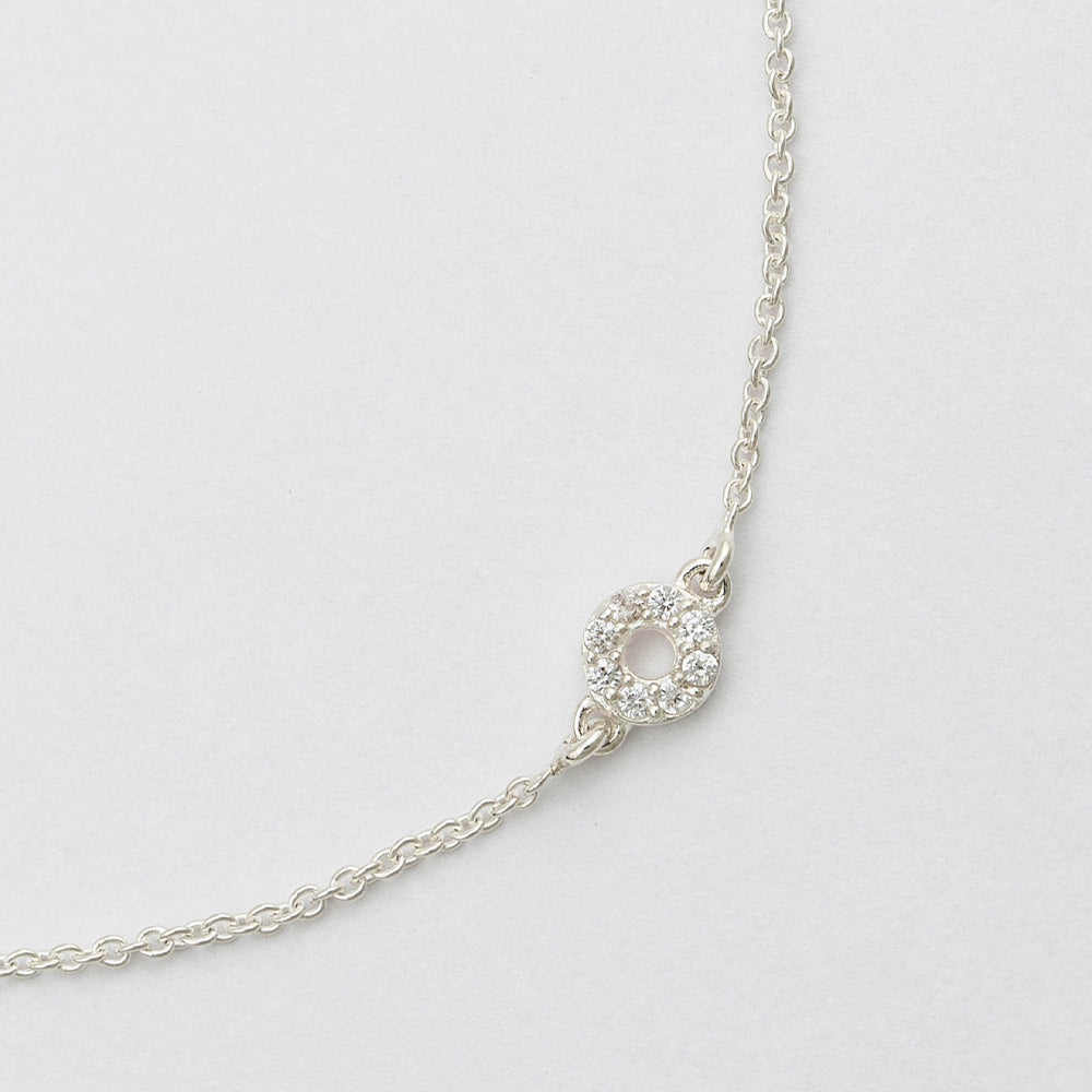 Armband Mini O - silber