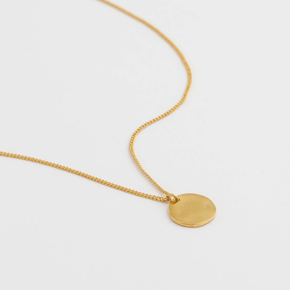 Halskette Minimalistica Hammered - gold
