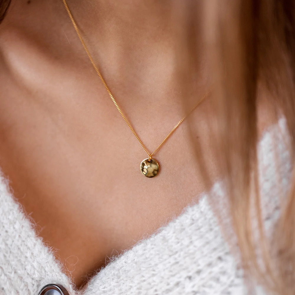 Halskette Minimalistica Hammered - gold