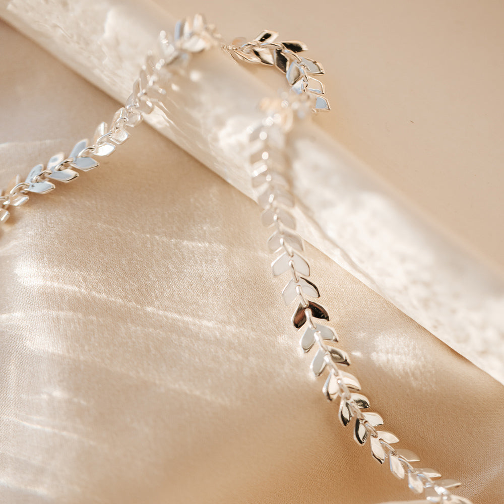 Halskette Layers Olivia - silber