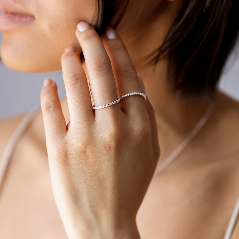 Ring Tiny Sparkle - silber