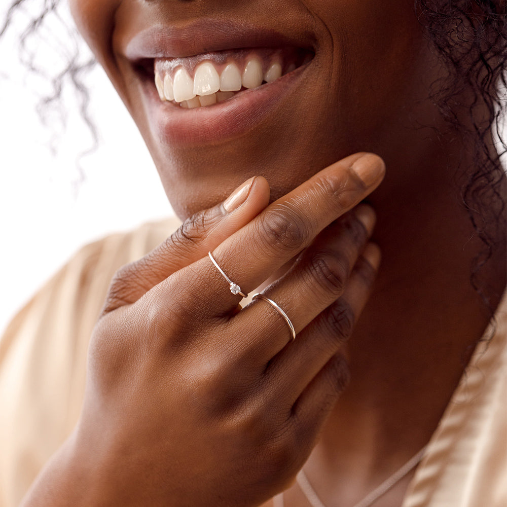 Ring Tiny Ultrathin - silber