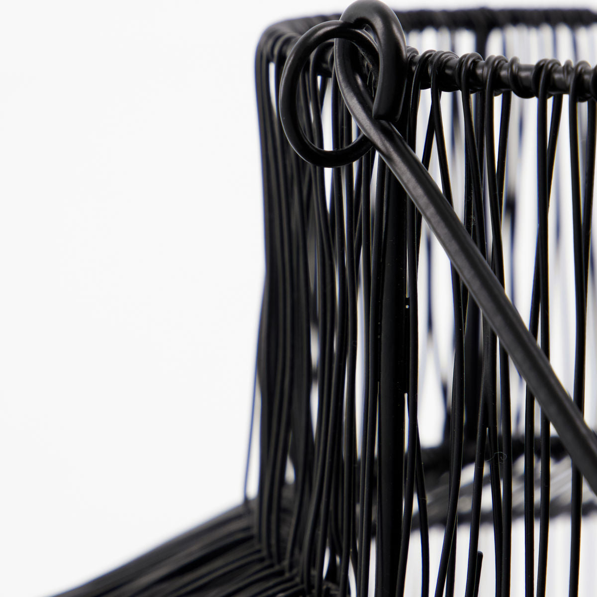 Laterne Alive - schwarz 37 cm