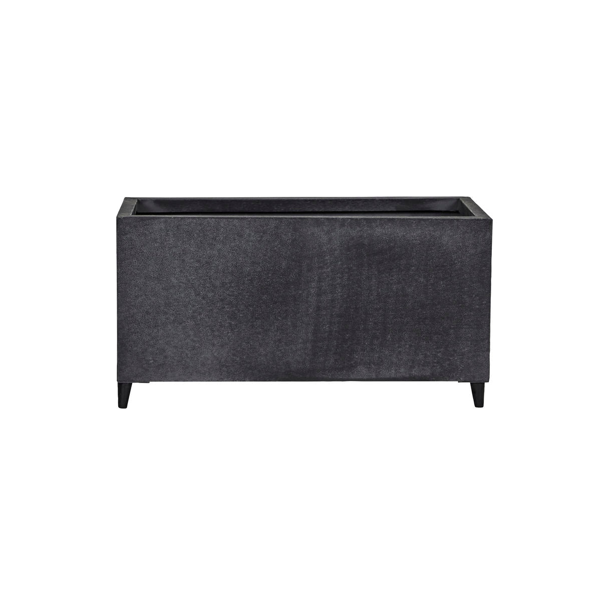 Blumentopf File - grau 2er Set