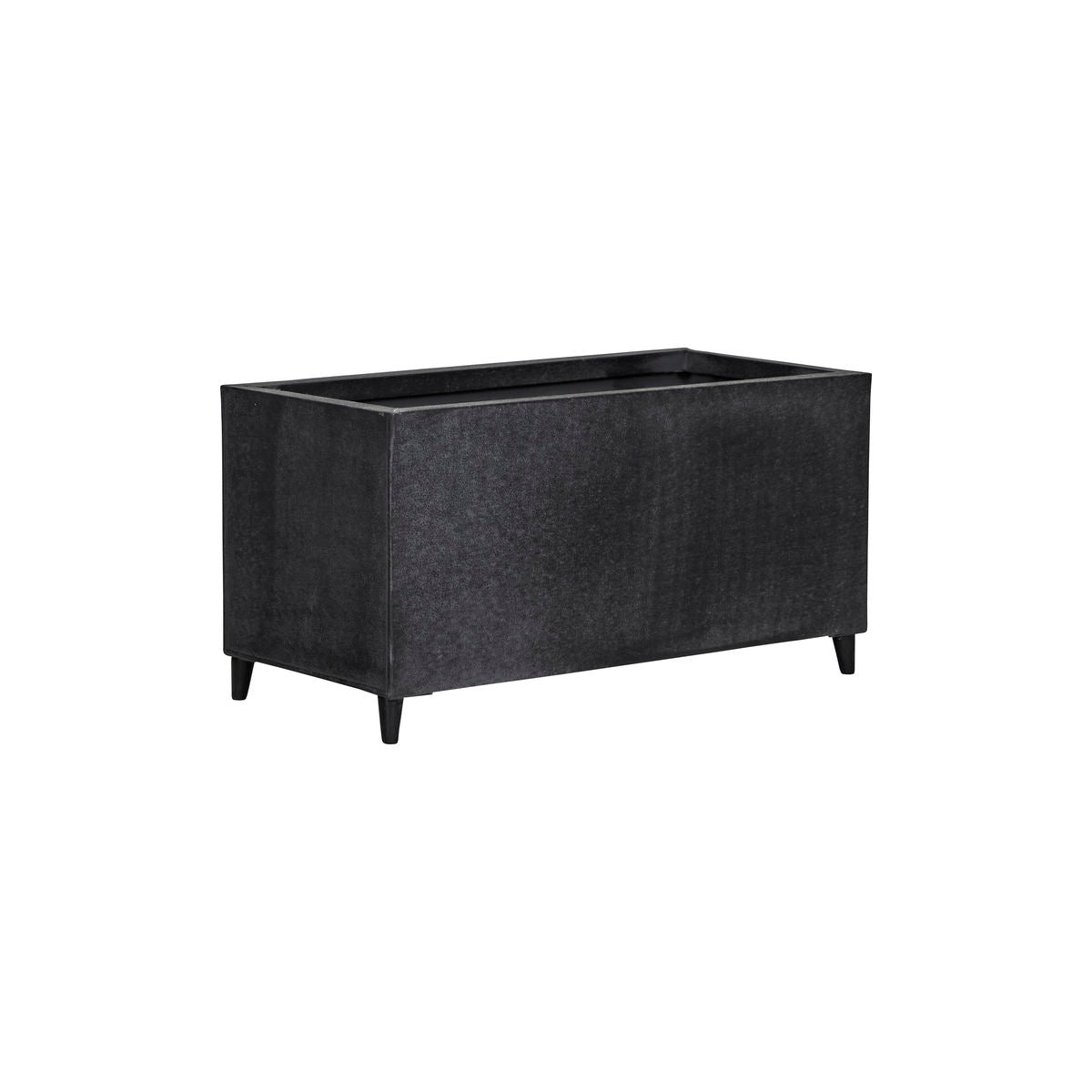 Blumentopf File - grau 2er Set