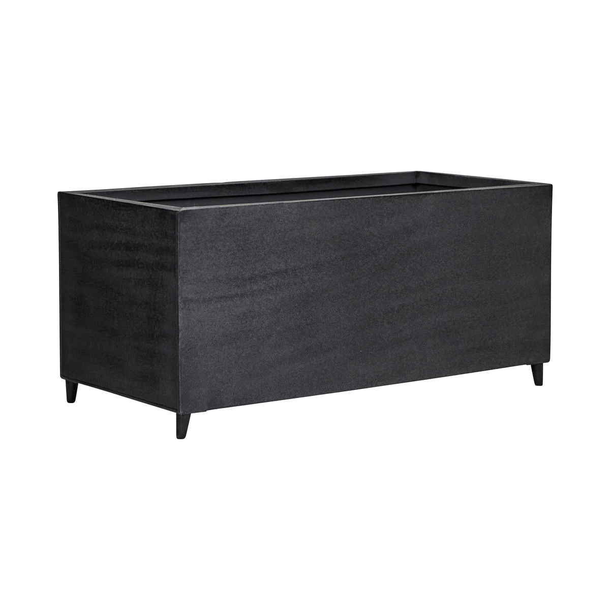 Blumentopf File - grau 2er Set