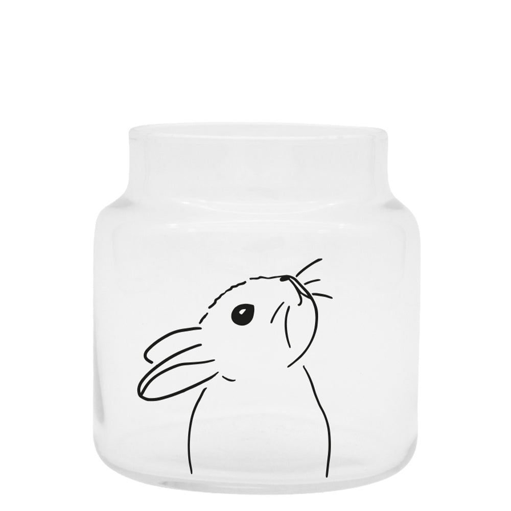 Vase/Teelichthalter Hase - 10 cm