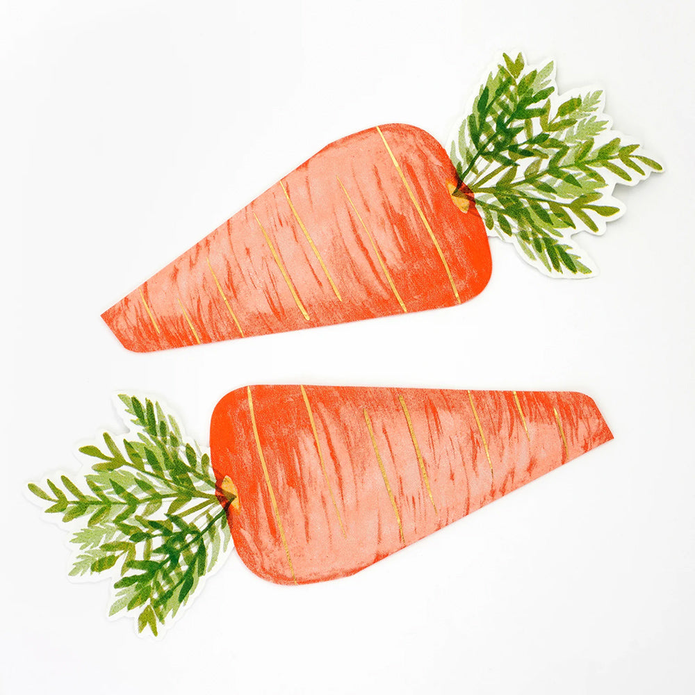 Servietten Foiled Carrot - 16 Stk.