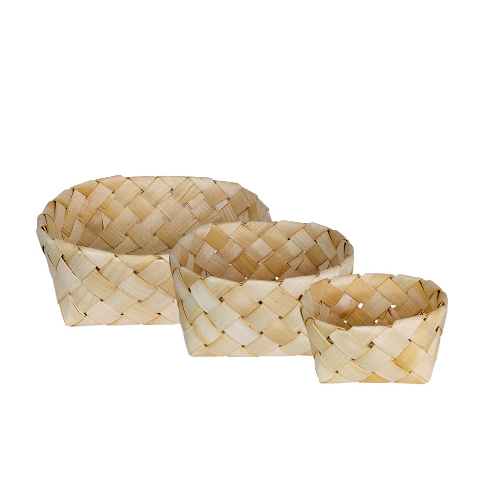 Holzkörbe Märta - natur 3er Set