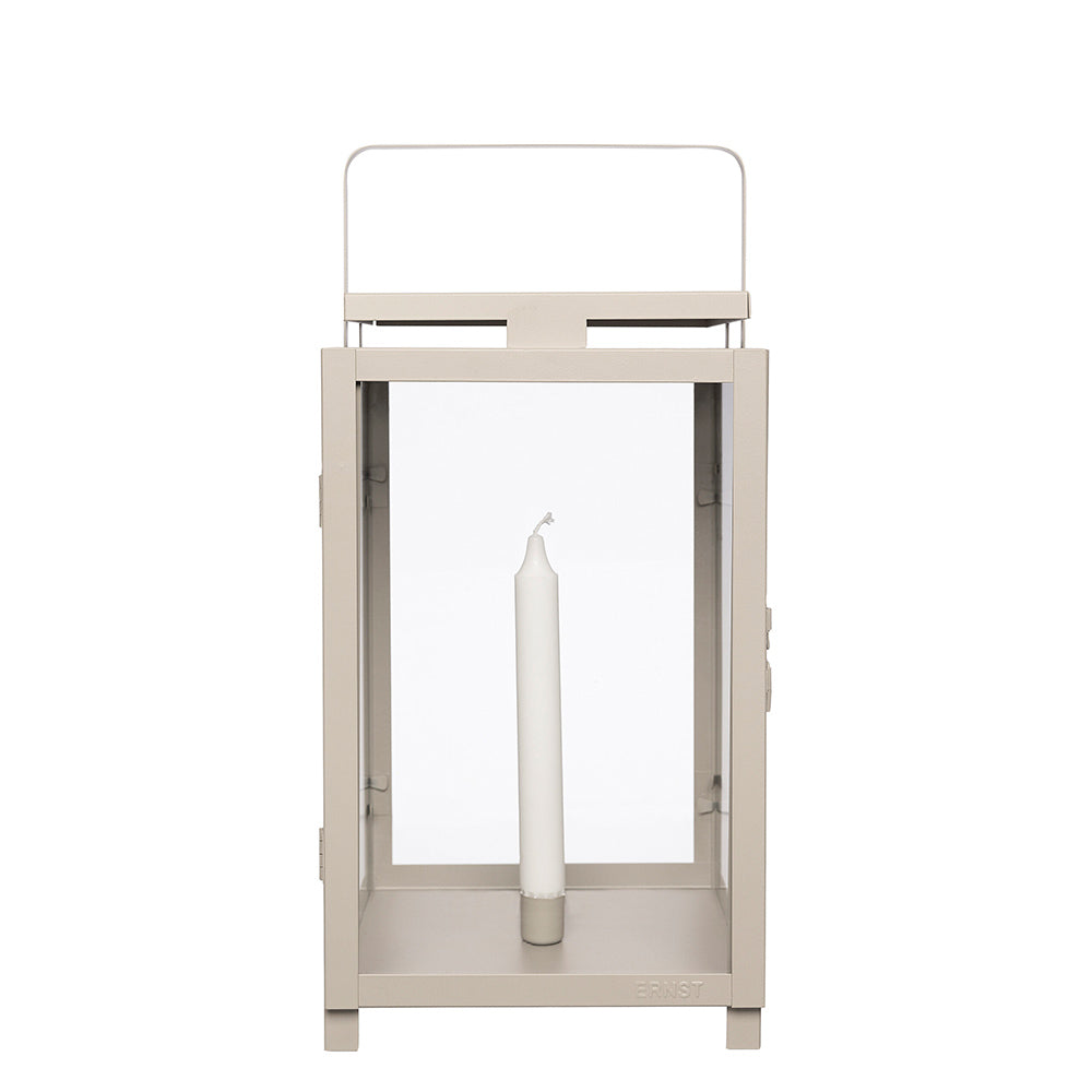 Laterne - beige 42 cm