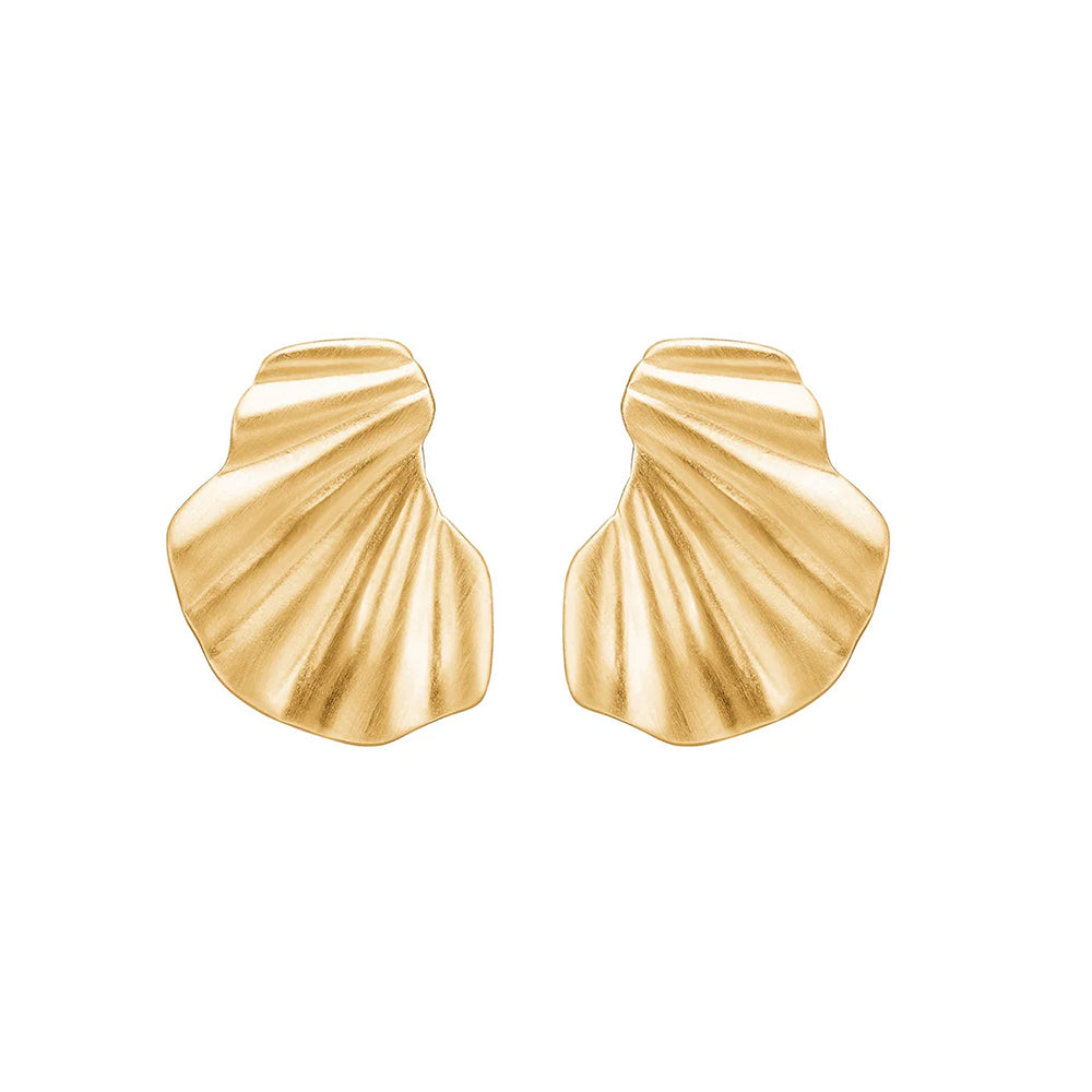 Ohrstecker Wave - gold