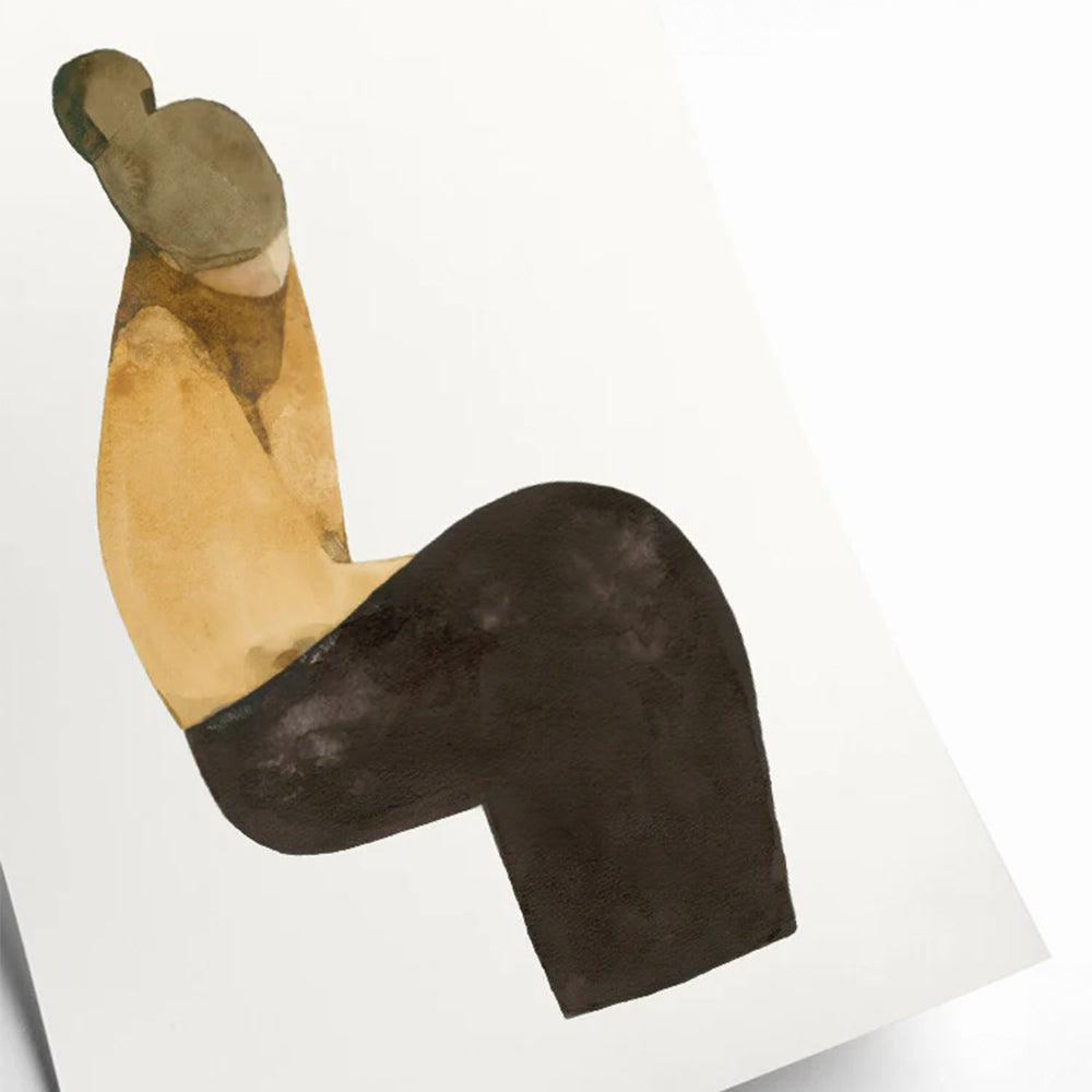 Druck - Sitting woman XV