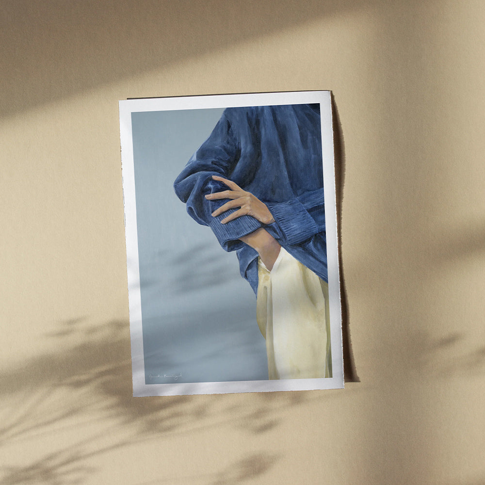 Druck - I blåt