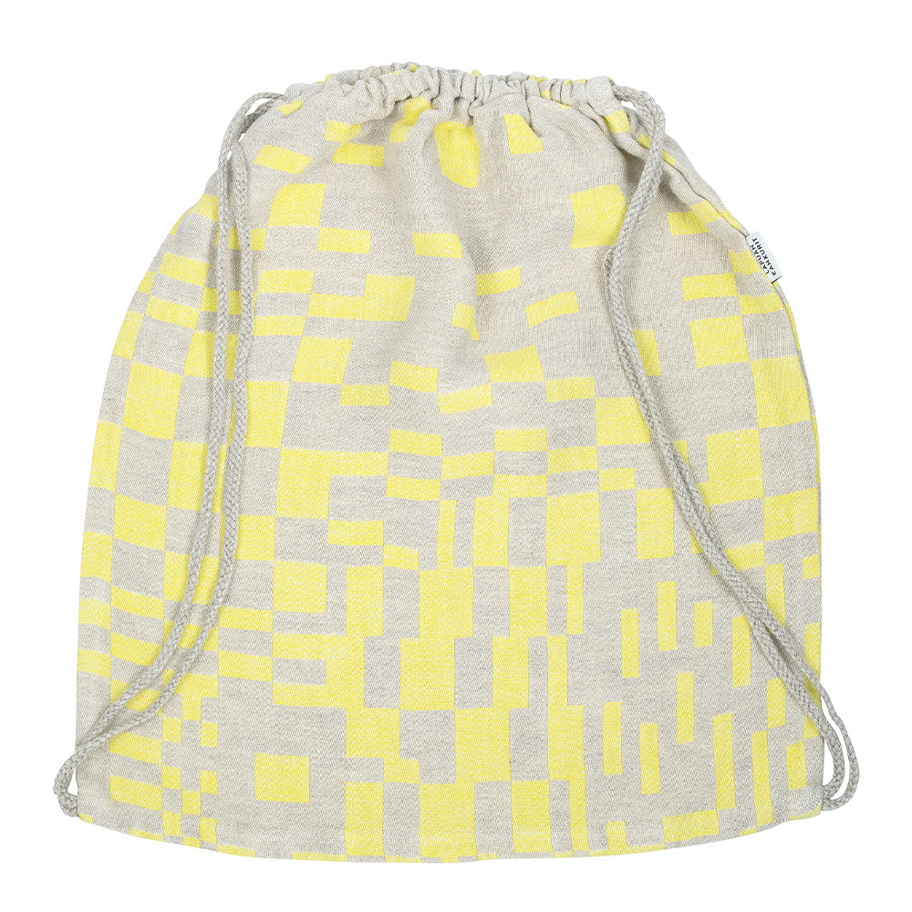 Leinenbeutel KOODI - yellow-linen