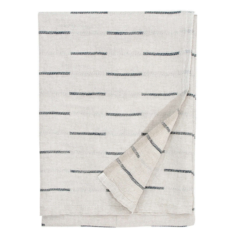 Strandtuch aus Leinen PAUSSI - linen-dark grey