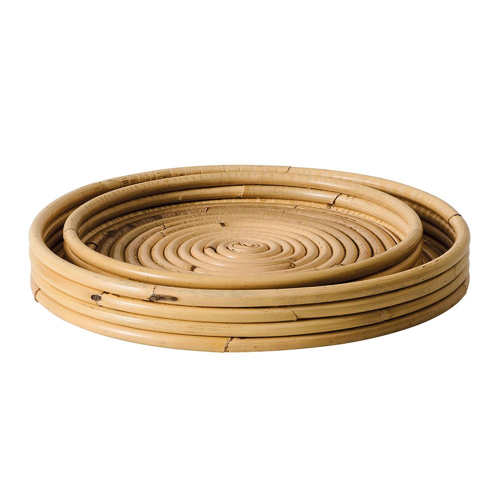 Rattan Tray Ø 22 cm