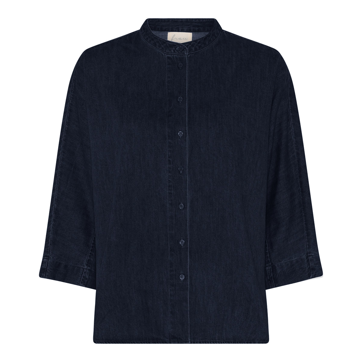 Bluse Seoul - Dark Blue Denim / Dunkles Jeansblau