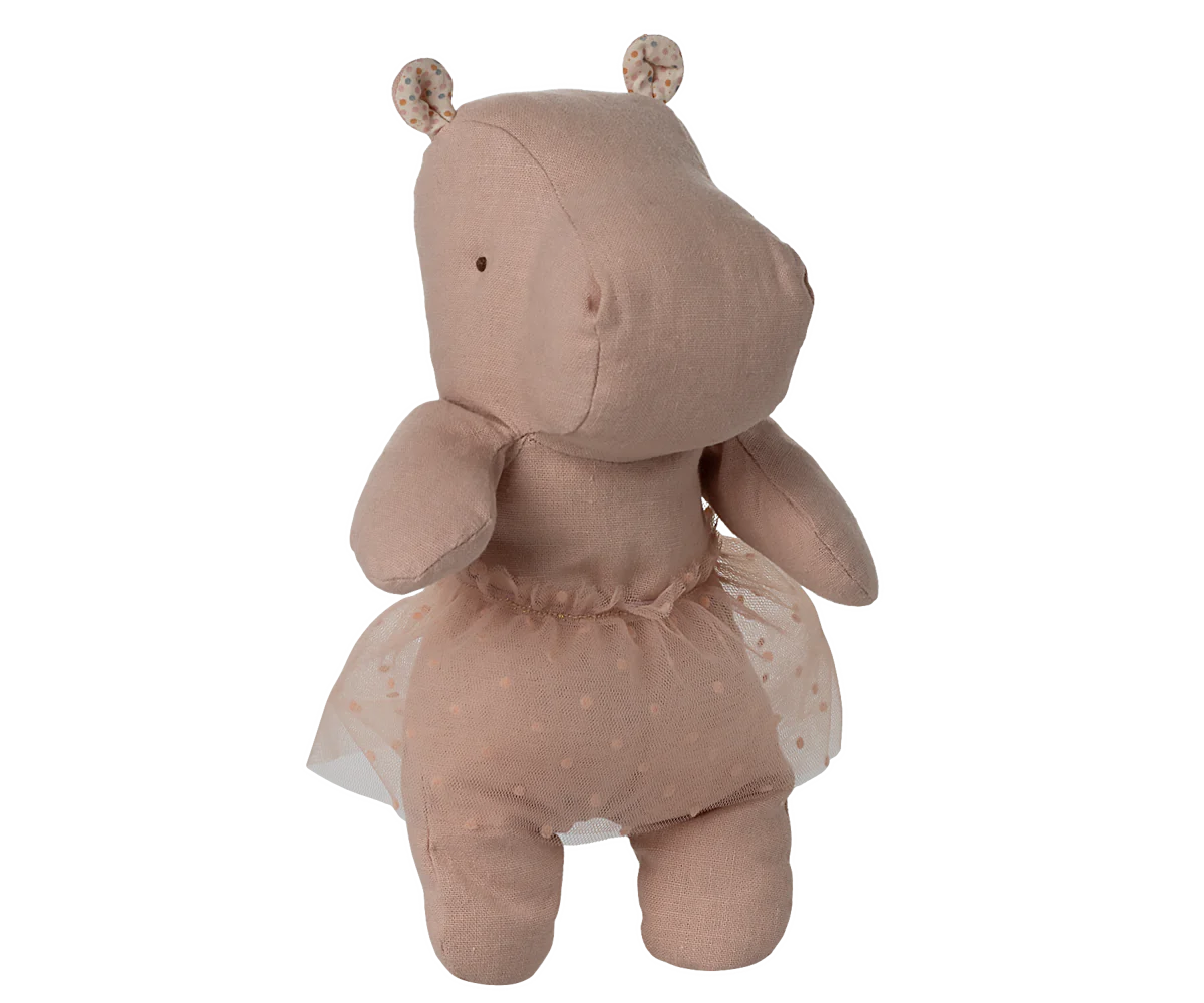 Nilpferd mit Ballett-Tutu - soft rose