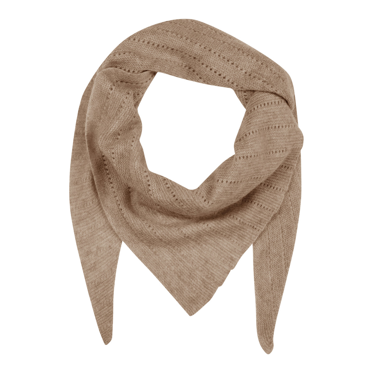 Cashmere Schal Doha - Shitake / Pilzgrau (Large)
