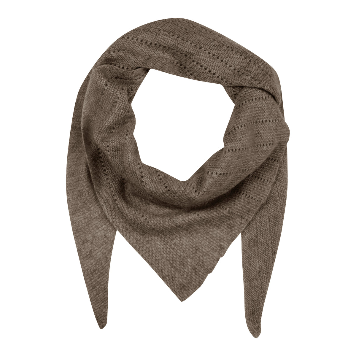 Cashmere Schal Doha - Undyed / Khaki (Large)