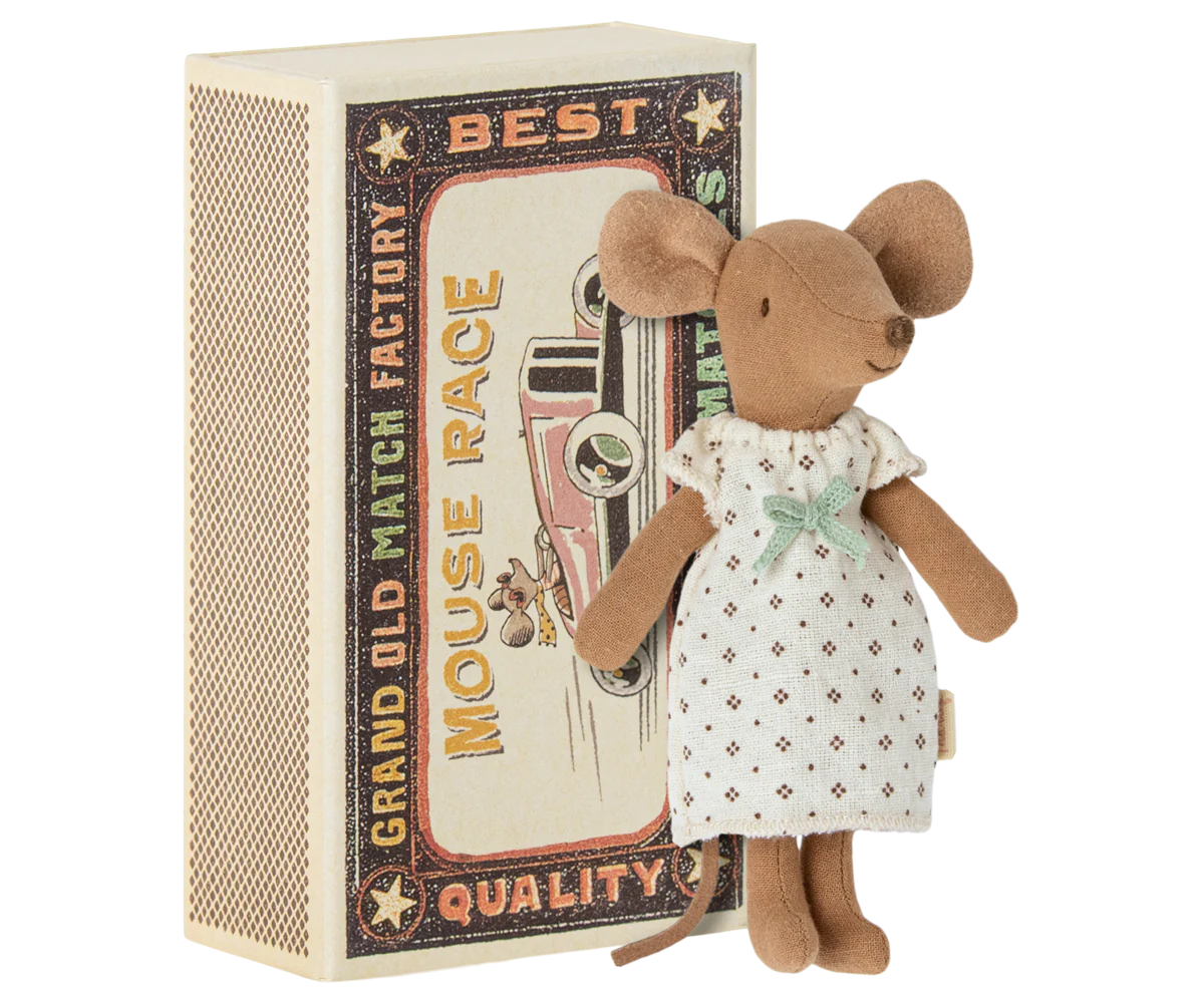 Große Schwester Maus - Streichholzschachtel
