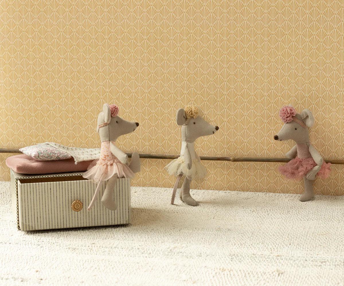 Ballerina Maus - kleine Schwester cremefarben