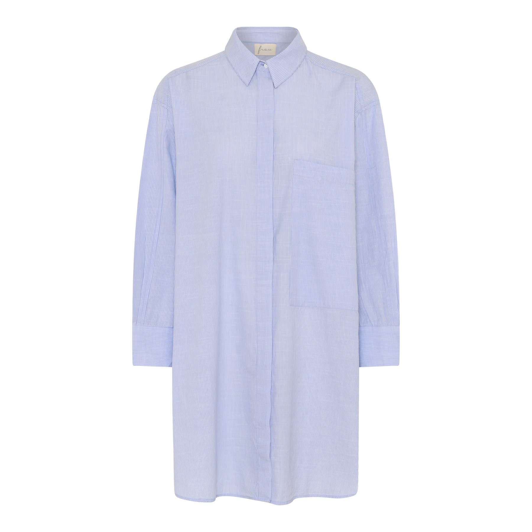 Lange Bluse Lyon - Baby Lavender Stripe / Lavendel Gestreift