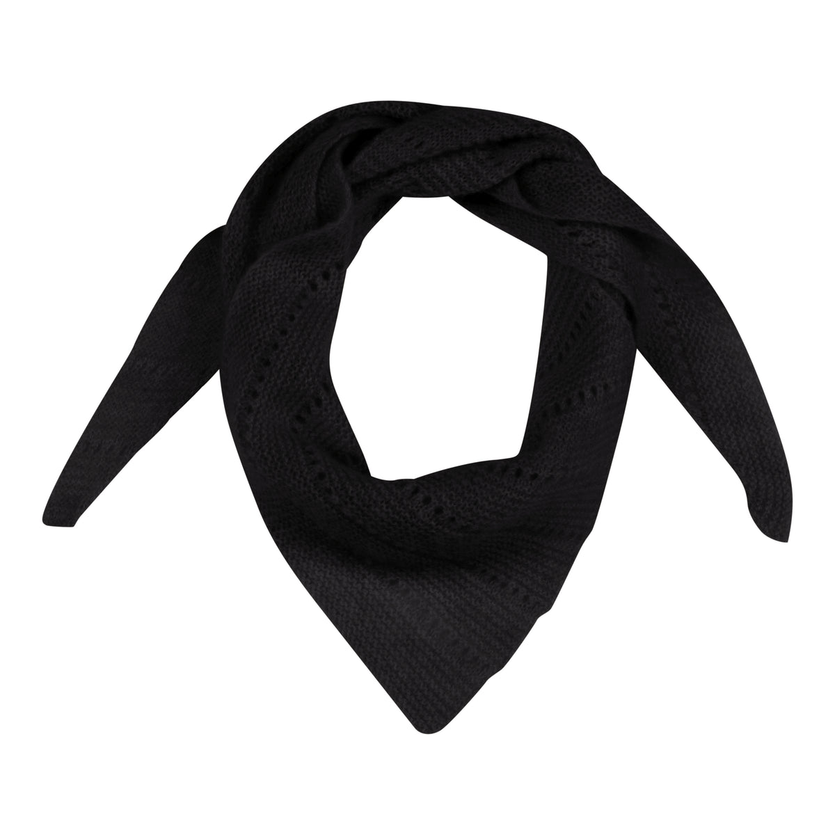 Cashmere Schal Doha - Black / Schwarz (Small)