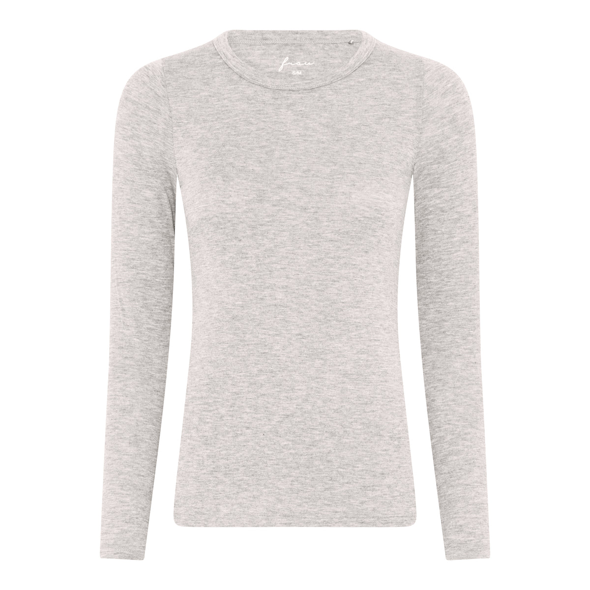 Cashmere Longsleeve Lucca – Light Beige Melange / Hellbeige