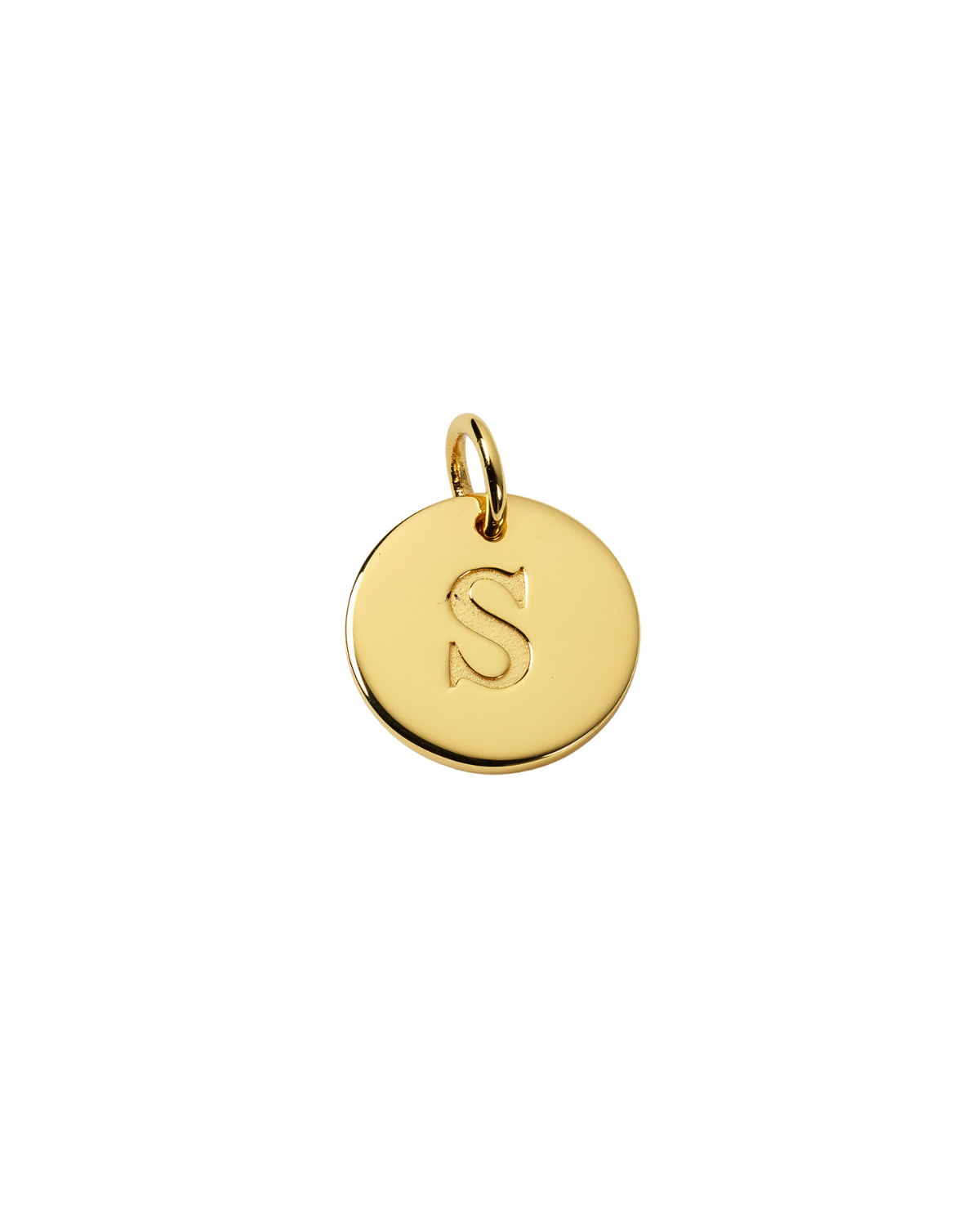 Anhänger Buchstabe (groß) - gold