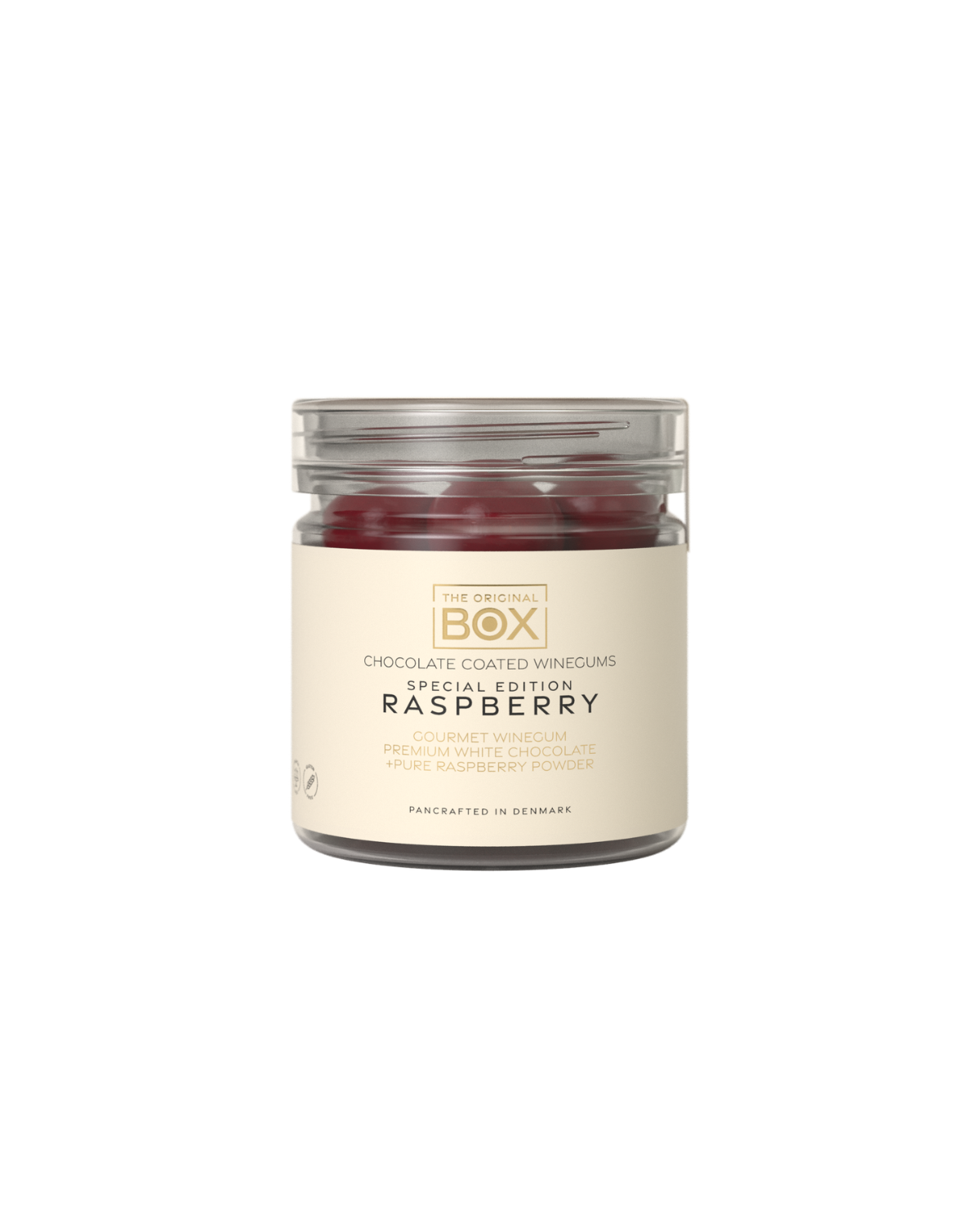 Fruchtgummi mit Schokolade - Raspberry / Himbeere 110g