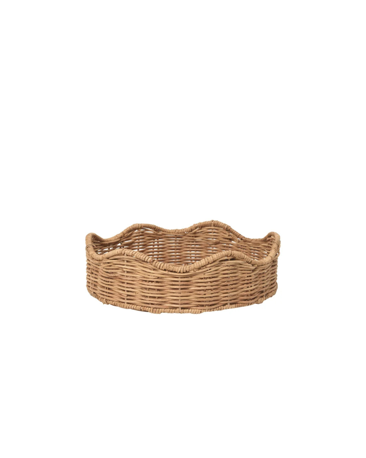 Tablett Lola - Rund mit gewelltem Rand (Ø 30 cm)