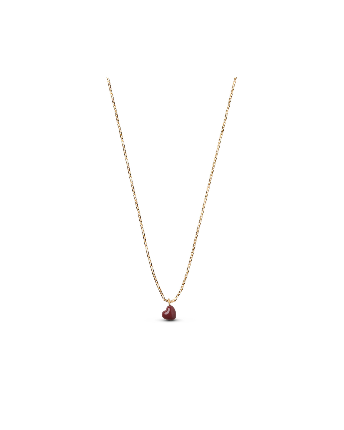Halskette Grand Amore - Gold/Bordeaux